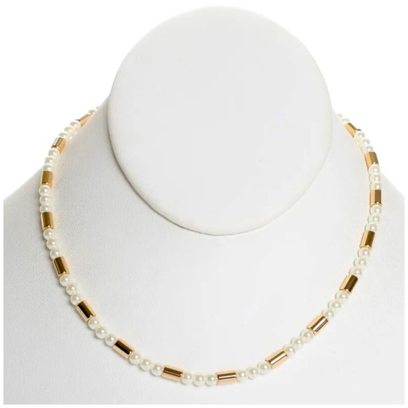 NWT Roxanne Assoulin On Glass Pearl Necklace - Picture 1 of 6